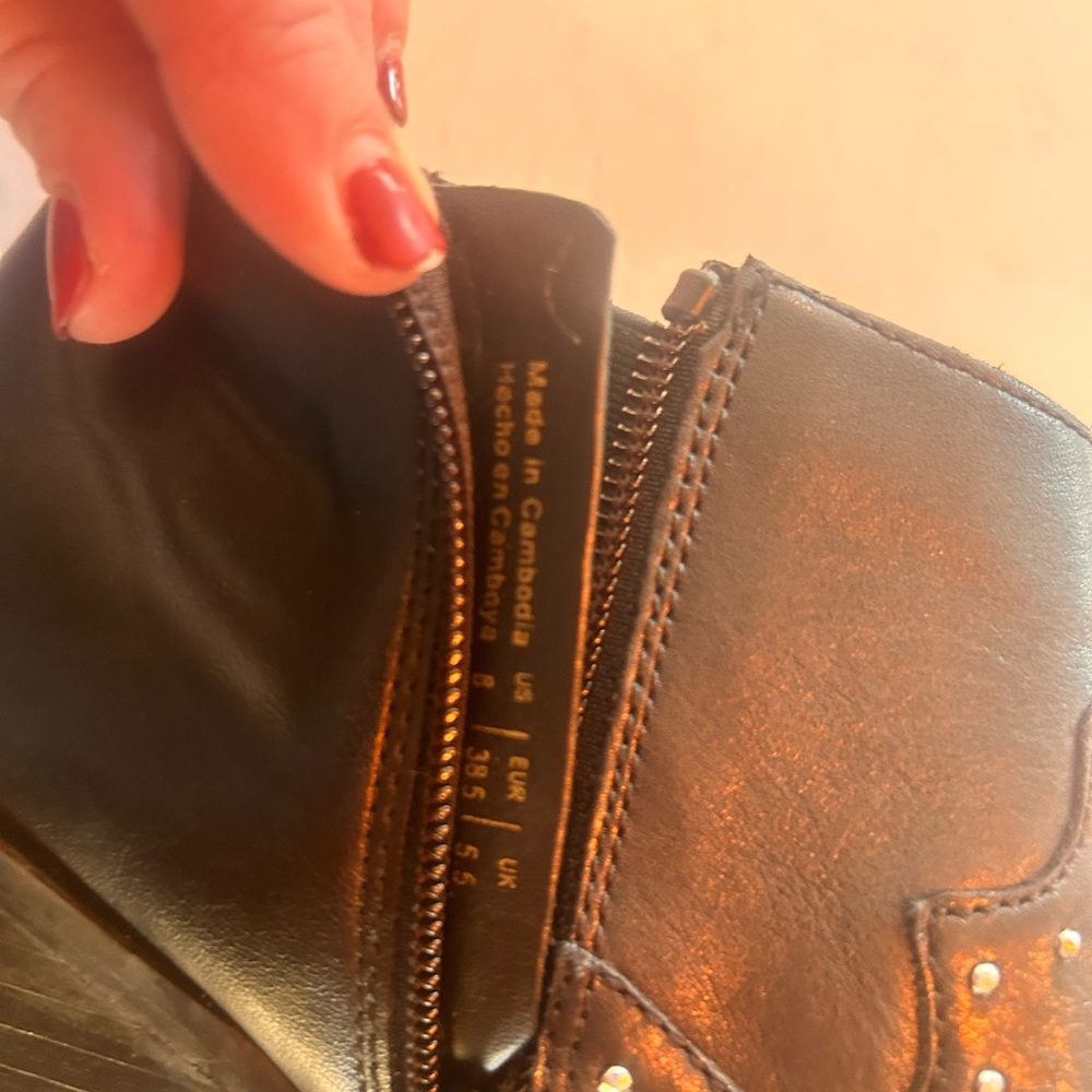 Pre Owned But Barely Worn. Size 8. No Box. Smoke … - image 5